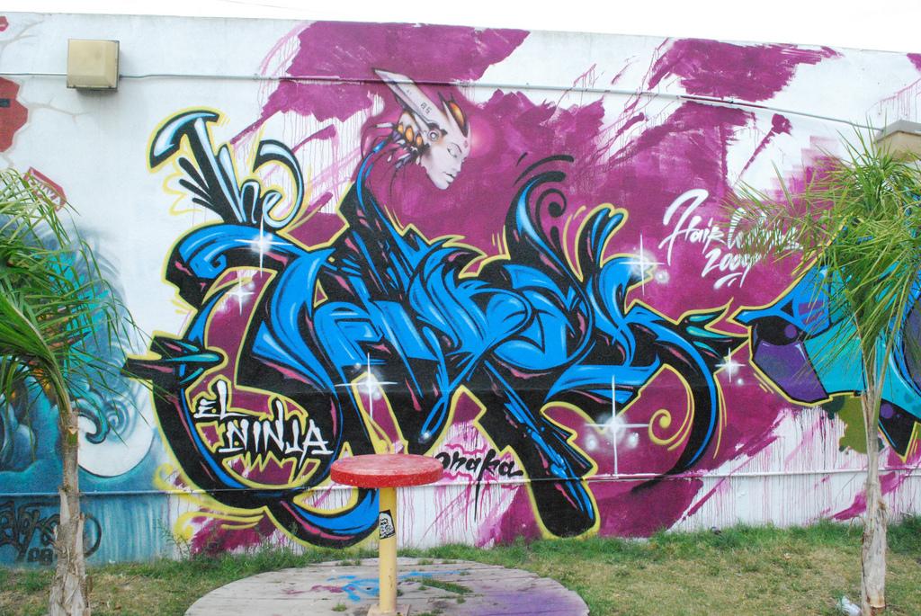 Detail Graffiti White Ninja Nomer 13