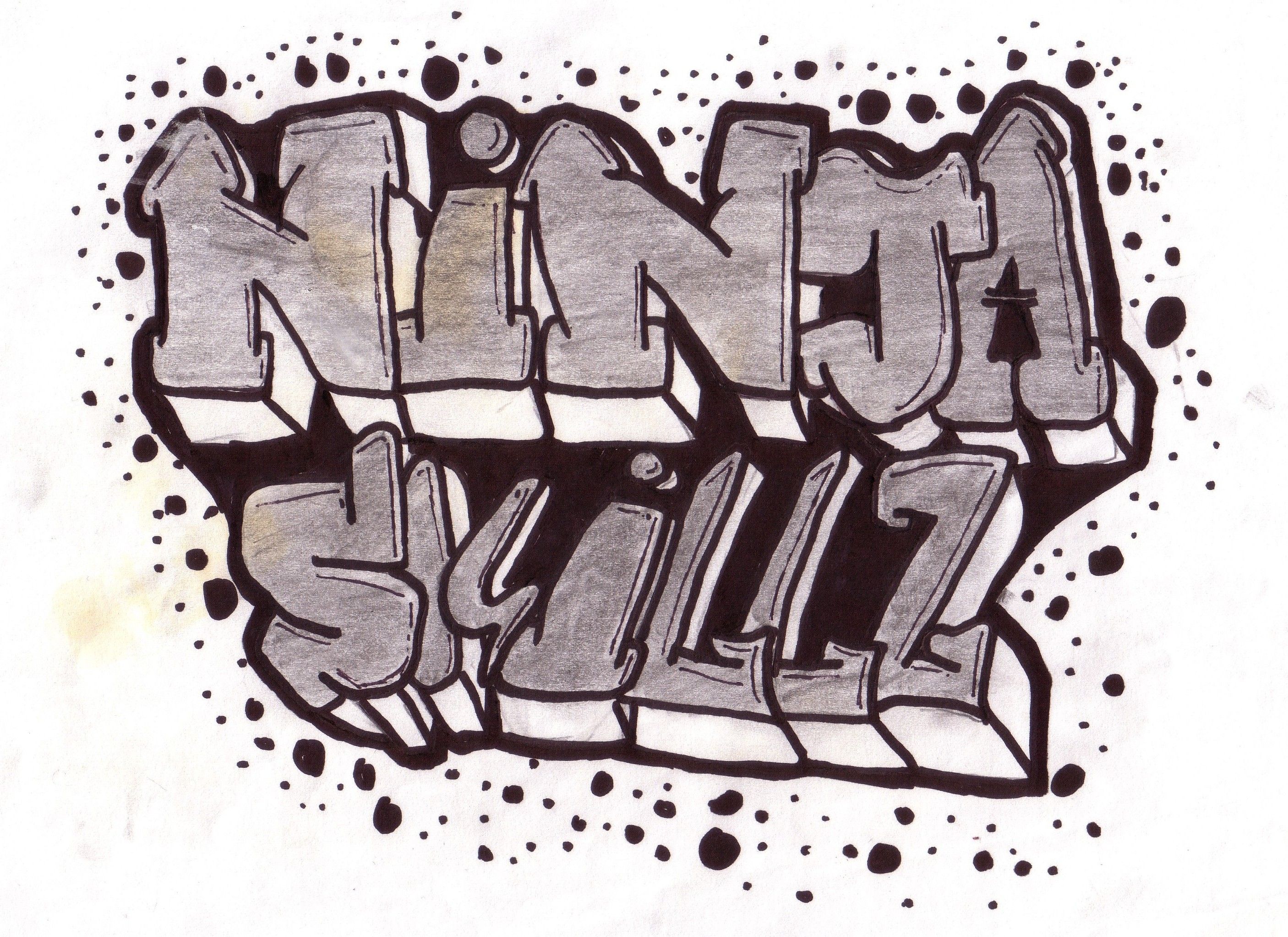 Detail Graffiti White Ninja Nomer 19