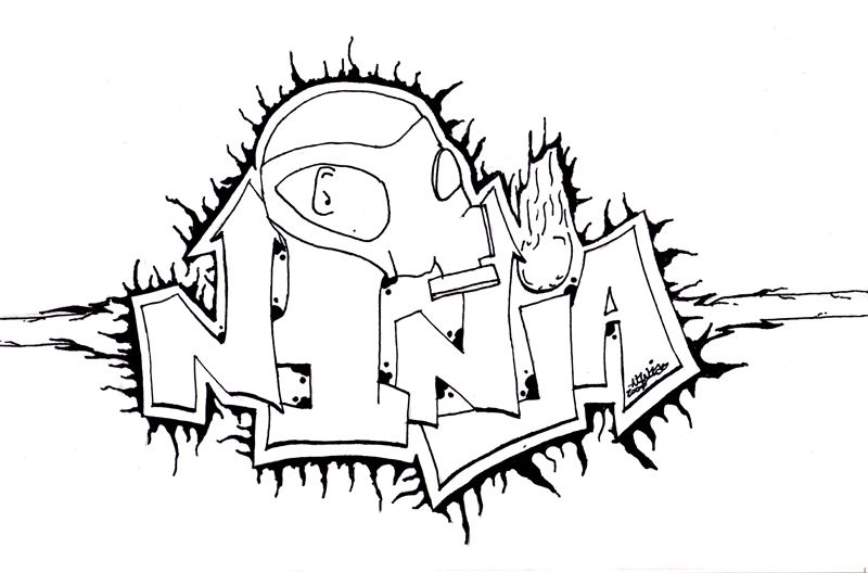 Detail Graffiti White Ninja Nomer 23