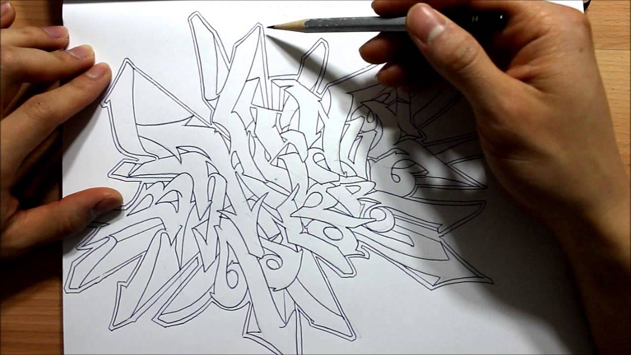 Detail Graffiti Wildstyle A Nomer 23