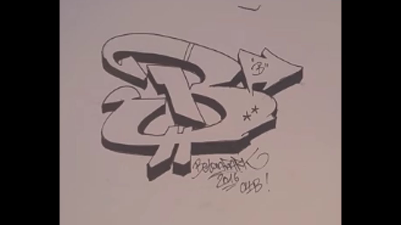 Detail Graffiti Wildstyle B Nomer 26