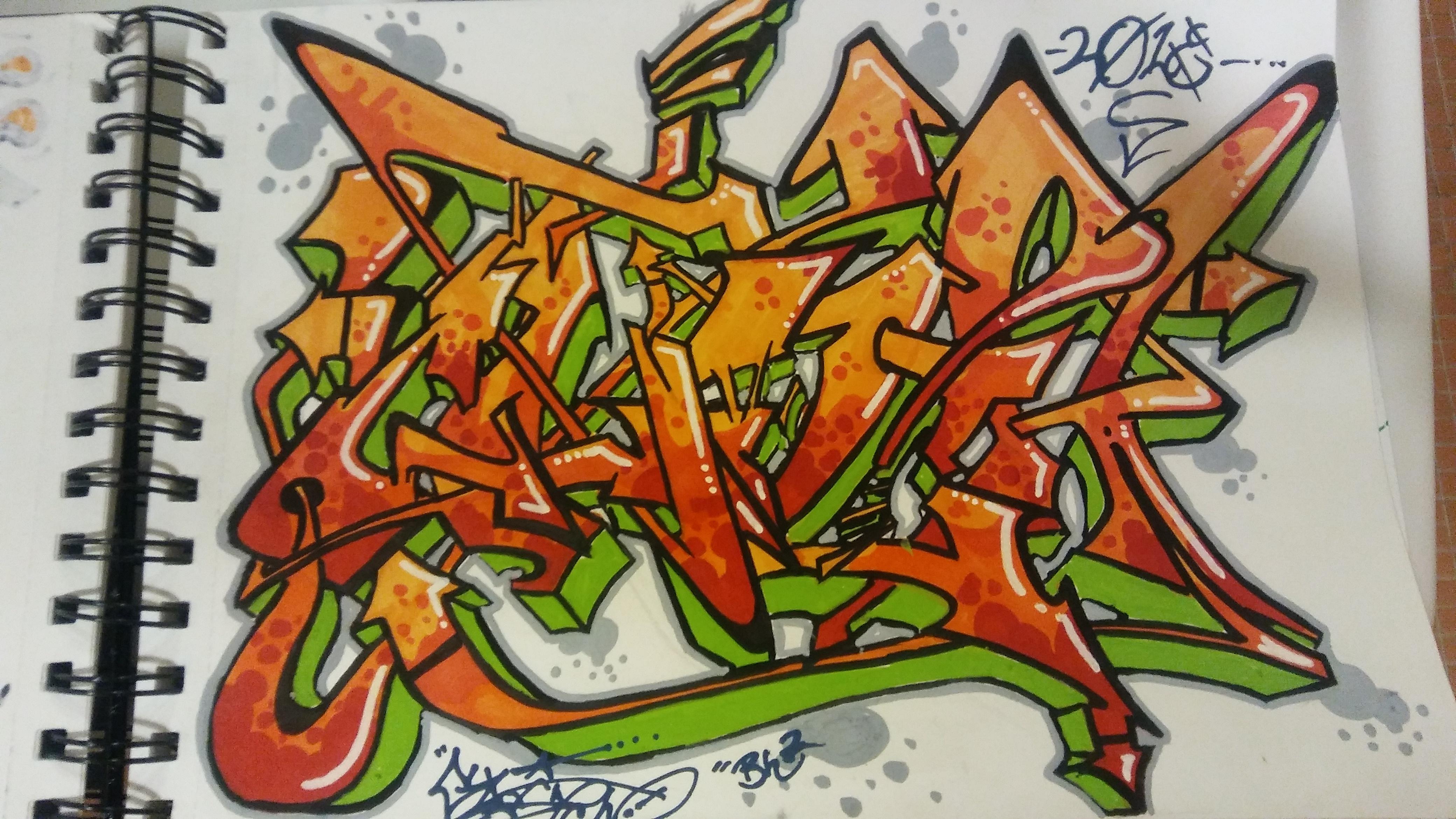 Detail Graffiti Wildstyle S Nomer 24