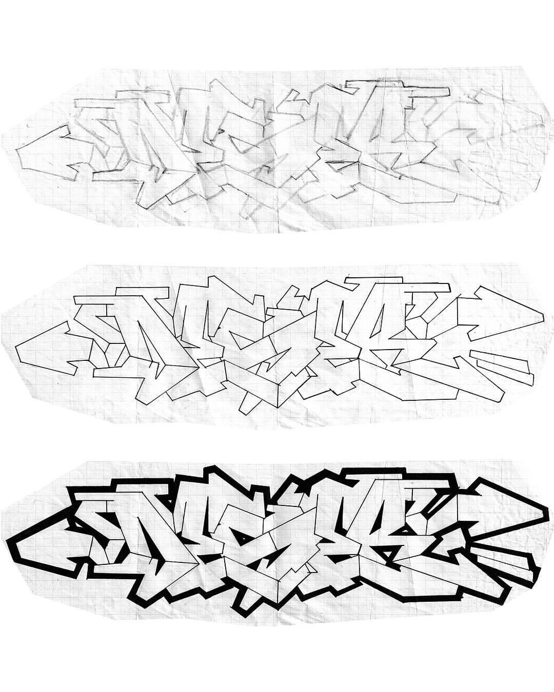 Detail Graffiti Wildstyle Sketches A Z Nomer 36
