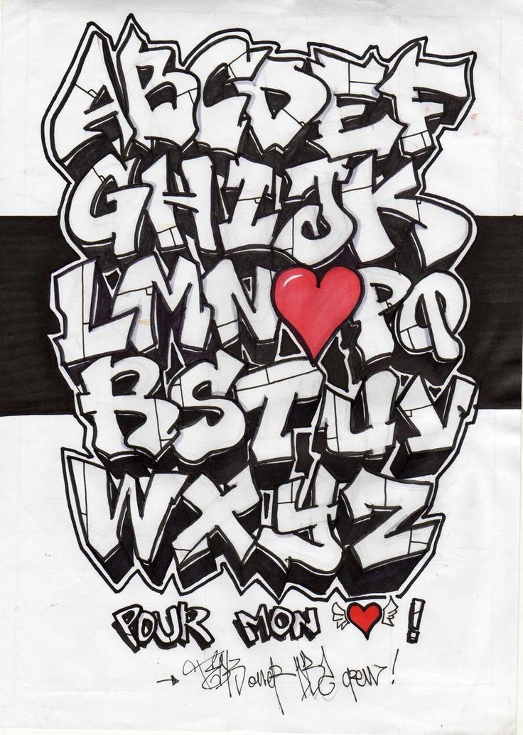 Detail Graffiti Wildstyle Sketches A Z Nomer 41