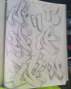 Detail Graffiti Wildstyle Sketches Arbin Nomer 22