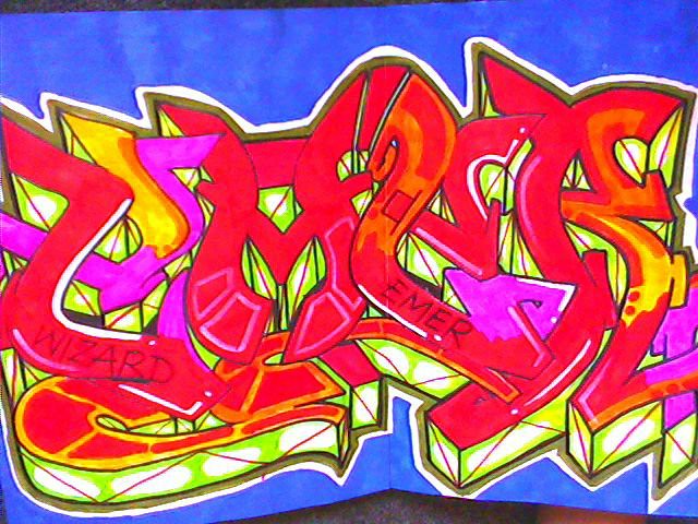 Detail Graffiti Wizard 3d Nomer 32