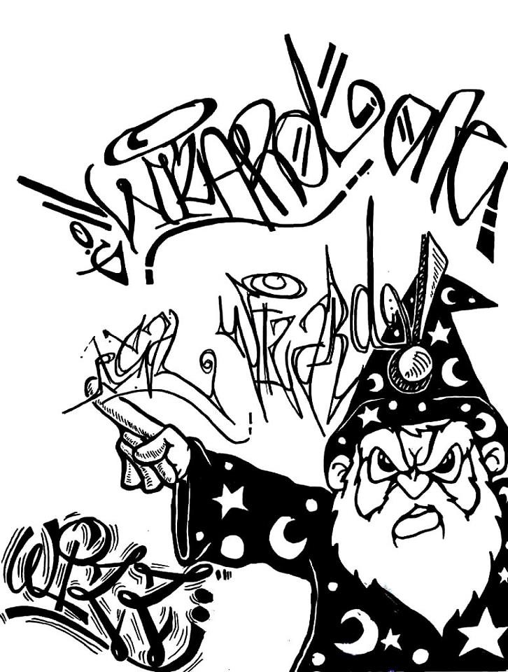Detail Graffiti Wizard Nomer 34