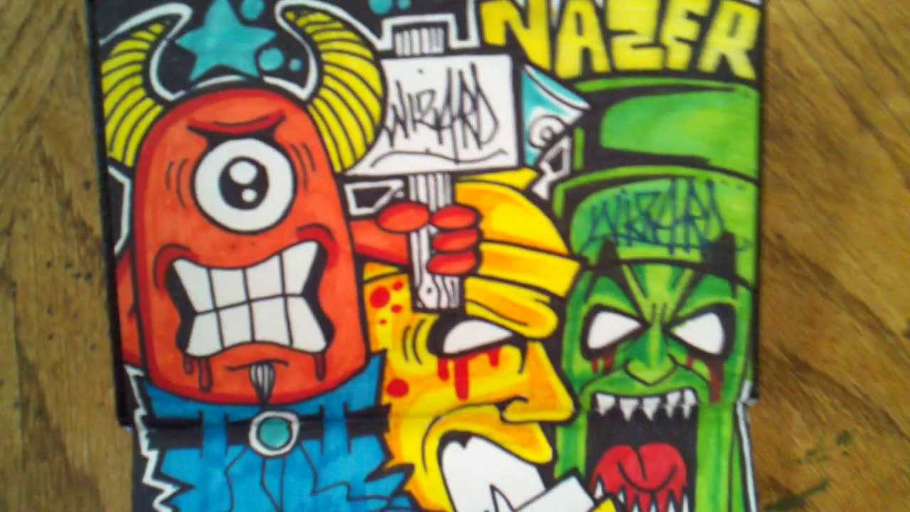 Detail Graffiti Wizard Cartton Nomer 21