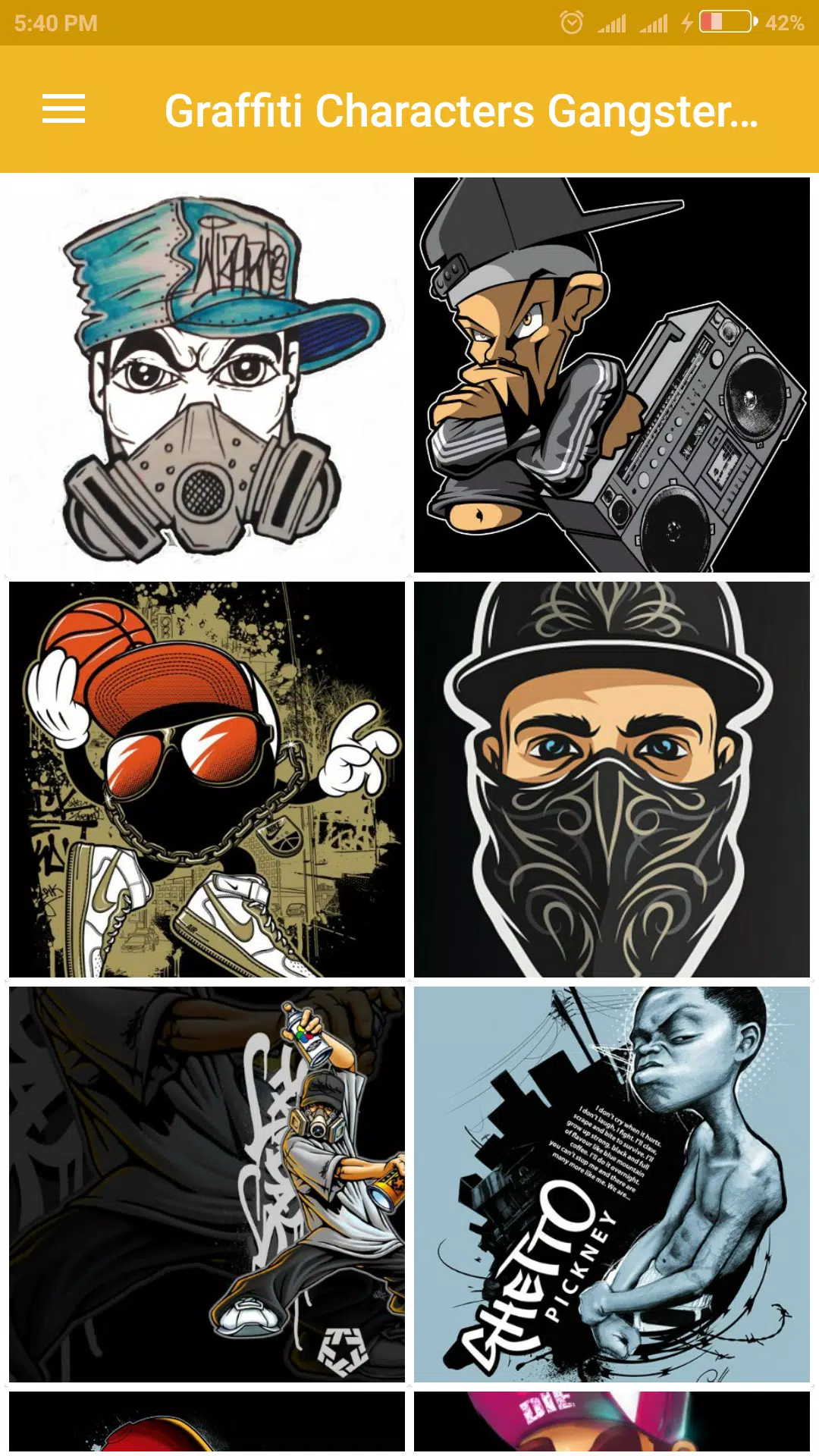 Detail Graffiti Wizard Characters Gas Mask Nomer 38