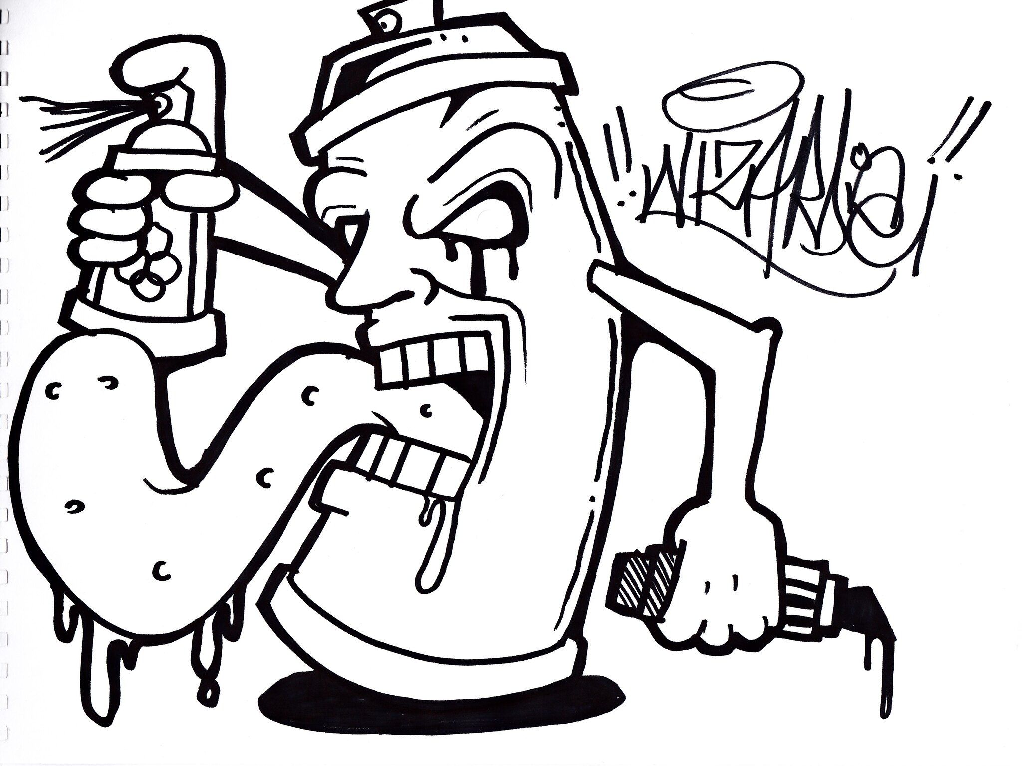 Detail Graffiti Wizard Easy Nomer 12