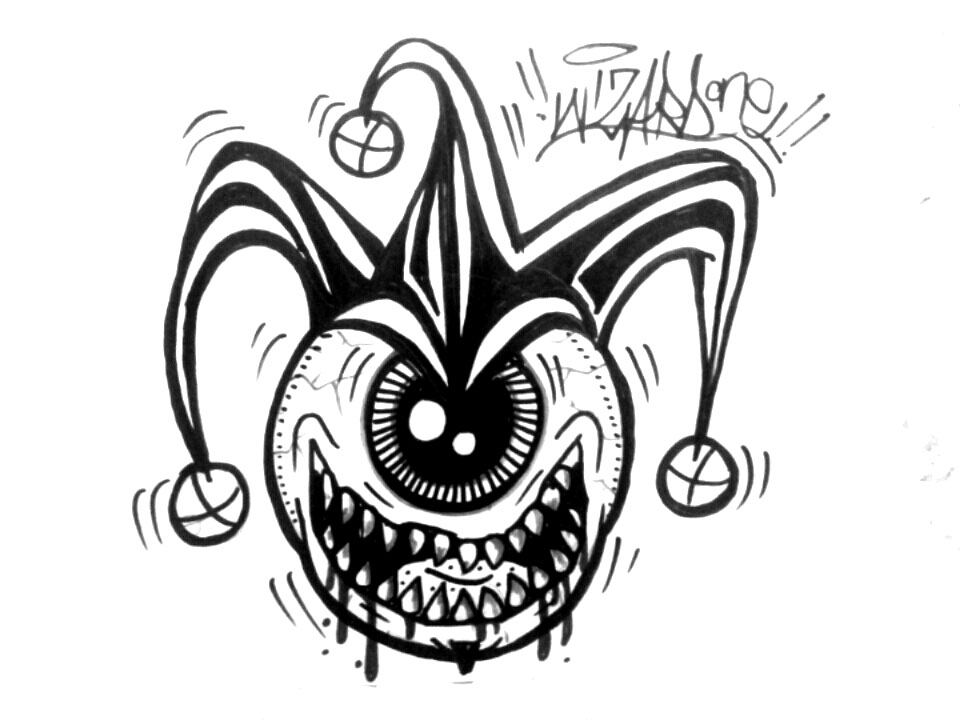 Detail Graffiti Wizard Joker Nomer 2
