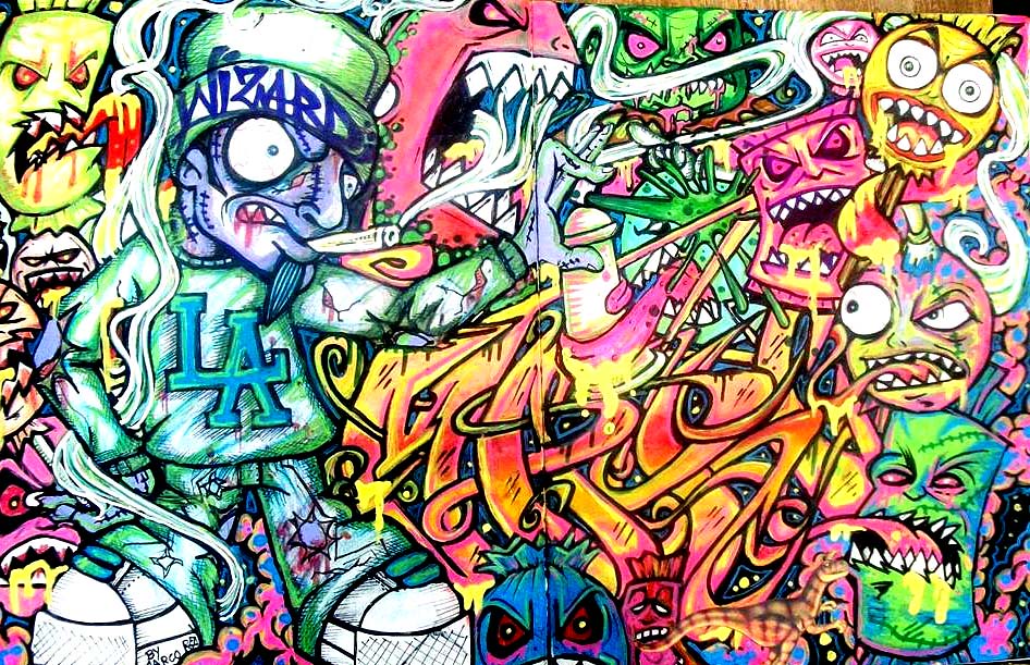 Detail Graffiti Wizard Pensil Nomer 24