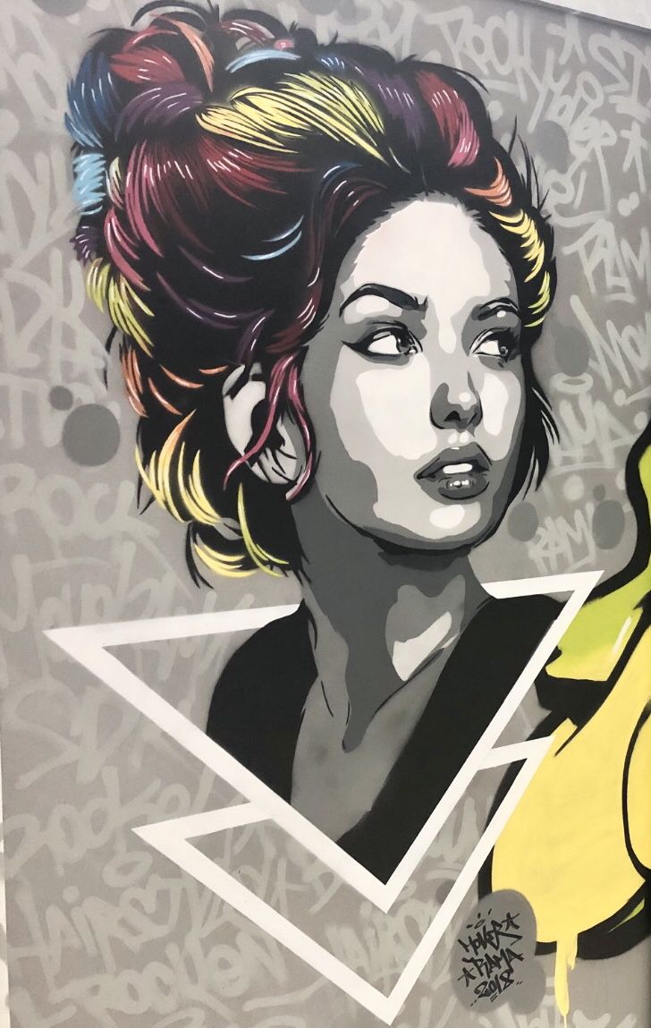 Detail Graffiti Women Art Nomer 24