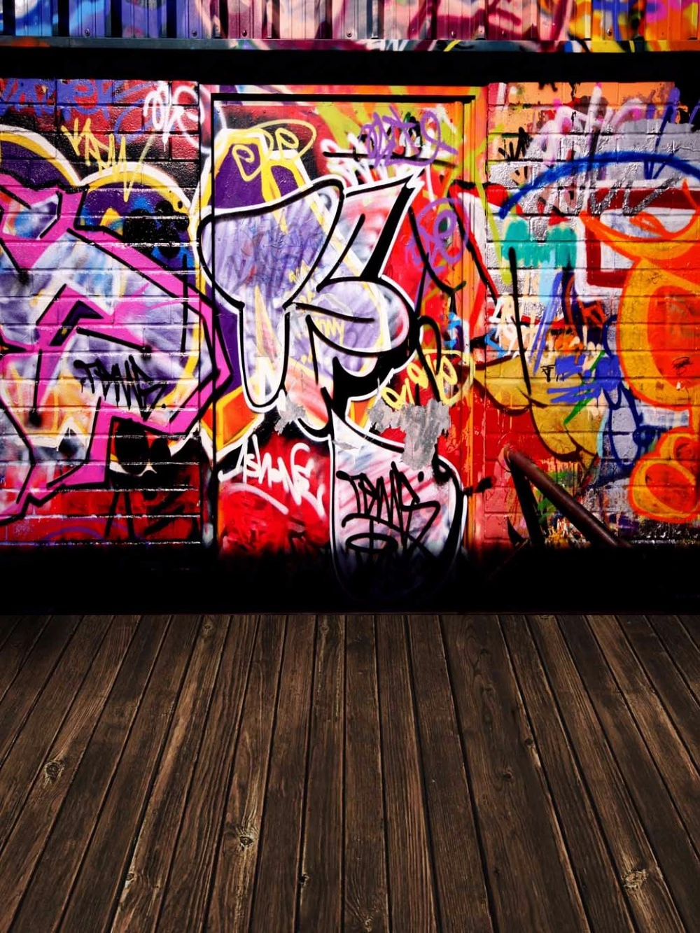 Detail Graffiti Wood Nomer 37