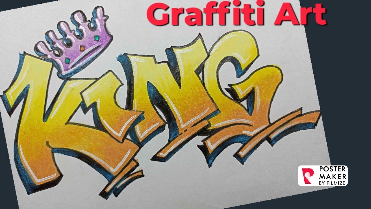 Detail Graffiti Word King Nomer 2