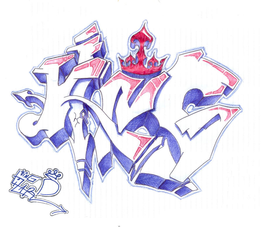 Detail Graffiti Word King Nomer 35