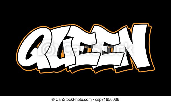 Detail Graffiti Word Queen Nomer 6