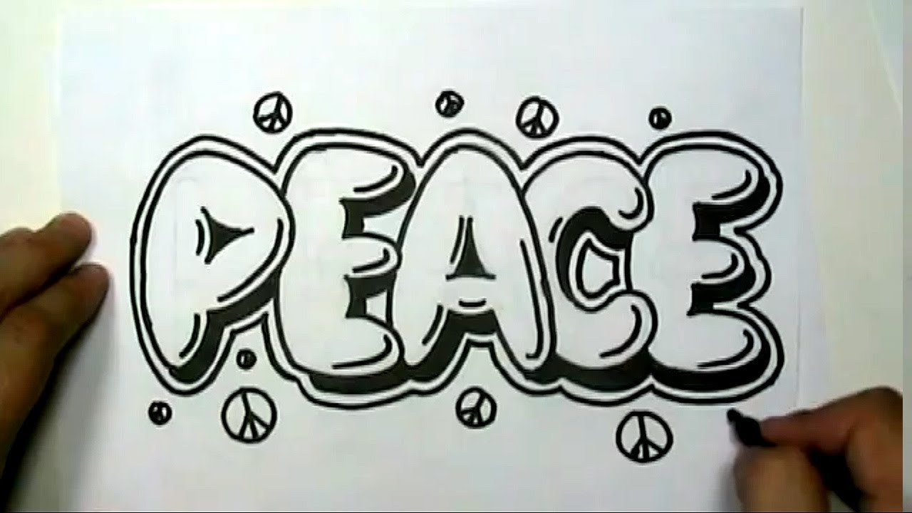 Graffiti Words Peace - KibrisPDR