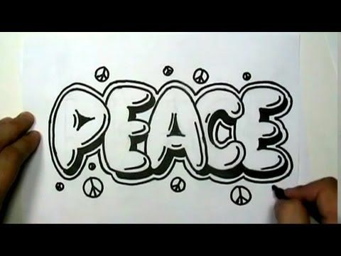 Detail Graffiti Words Peace Nomer 12