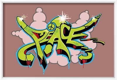 Detail Graffiti Words Peace Nomer 15