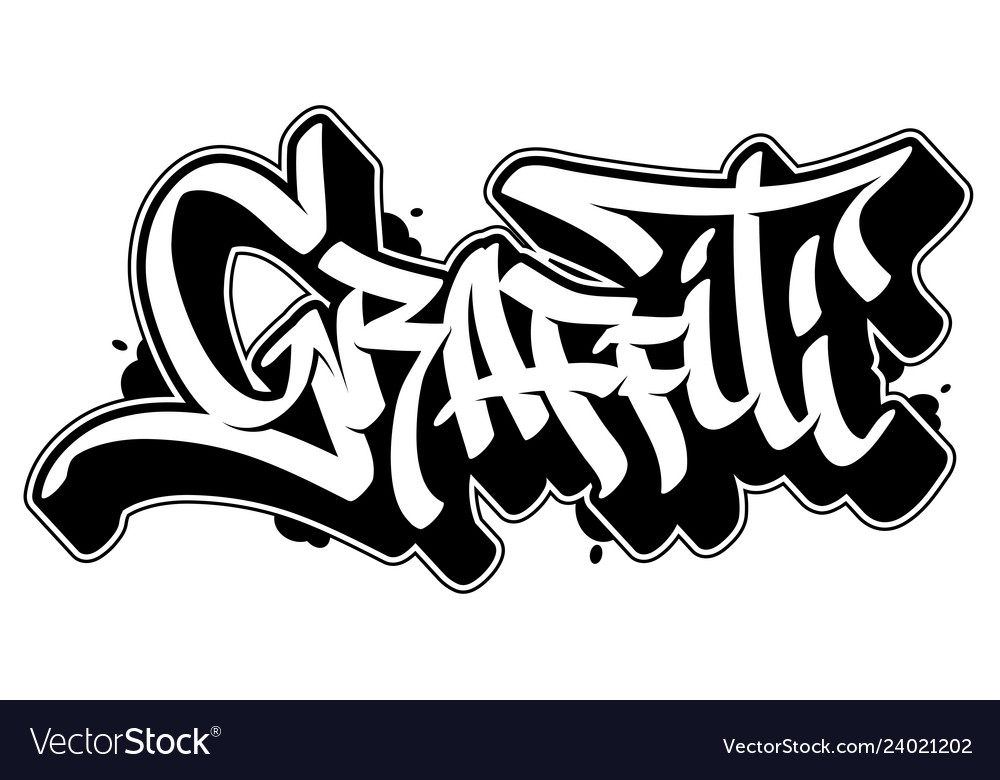 Graffiti Words Vector - KibrisPDR