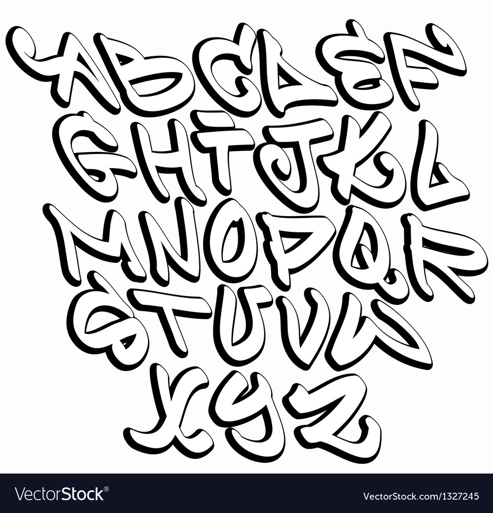 Detail Graffiti Words Vector Nomer 12