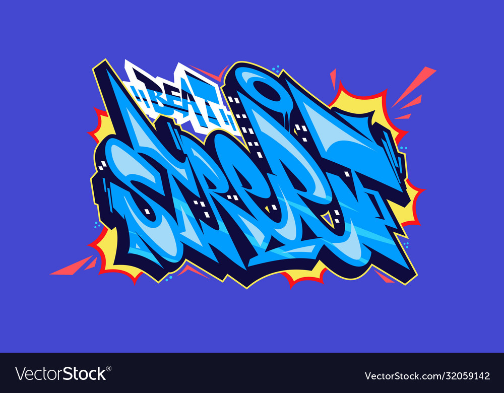 Detail Graffiti Words Vector Nomer 21