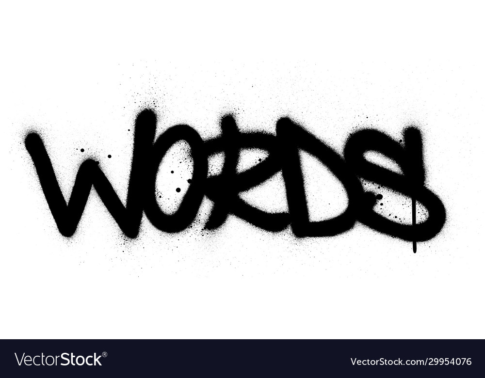 Detail Graffiti Words Vector Nomer 4