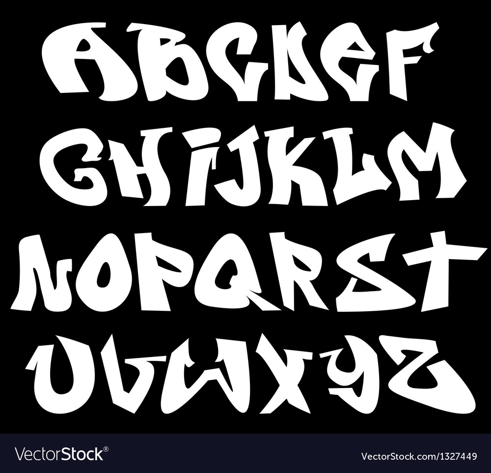 Detail Graffiti Words Vector Nomer 30