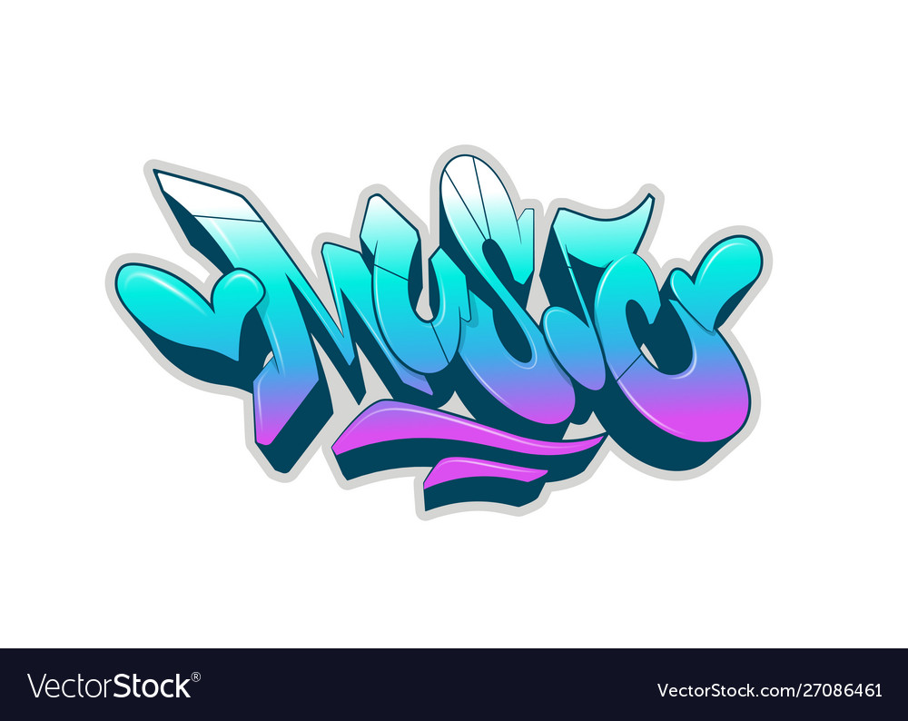 Detail Graffiti Words Vector Nomer 40