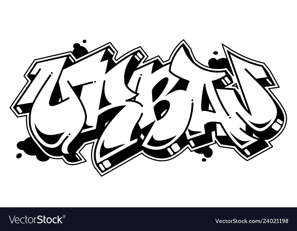 Detail Graffiti Words Vector Nomer 44