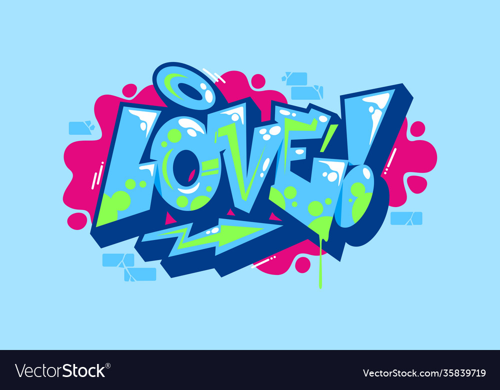 Detail Graffiti Words Vector Nomer 46
