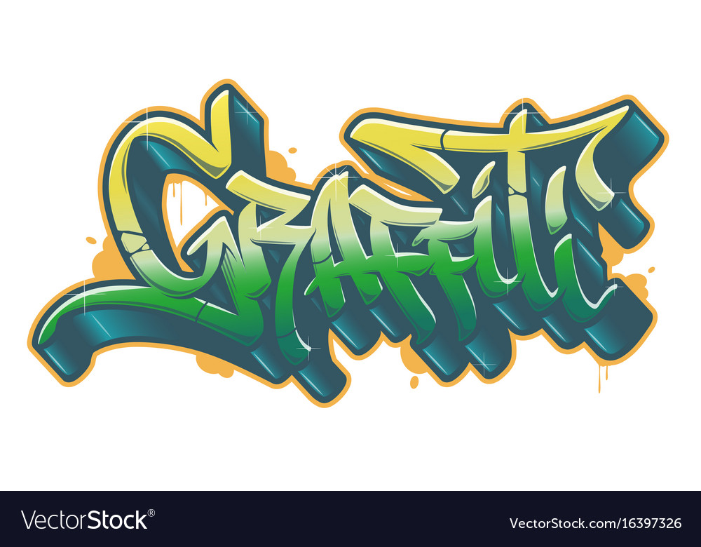 Detail Graffiti Words Vector Nomer 6