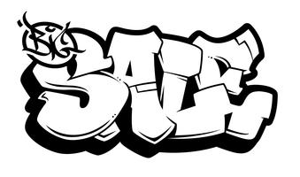 Detail Graffiti Words Vector Nomer 9