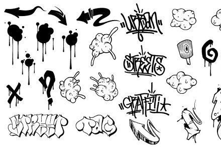 Detail Graffiti Words Vector Nomer 10