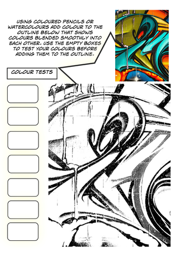 Detail Graffiti Worksheet Nomer 5