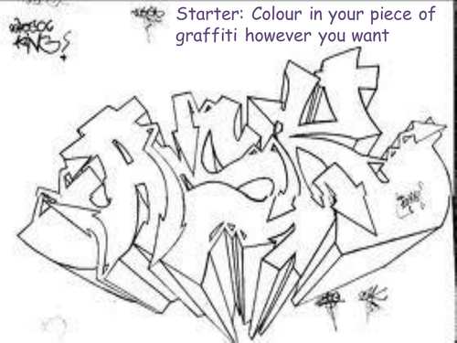 Detail Graffiti Worksheet Nomer 41