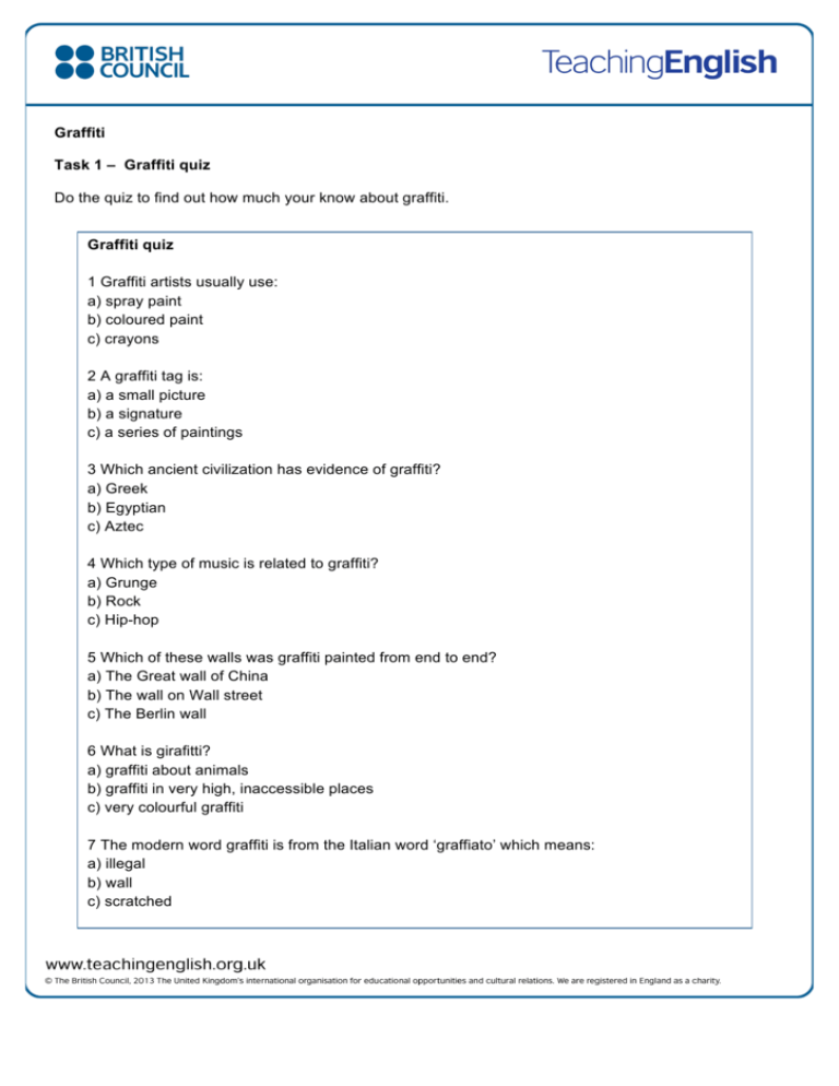 Detail Graffiti Worksheet Nomer 52