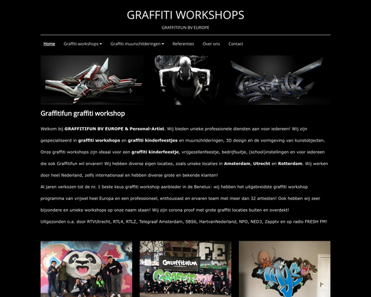 Detail Graffiti Workshop Kinderfeestje Nomer 25