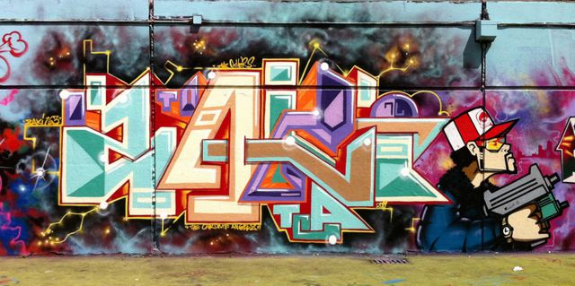 Detail Graffiti Writer Artist Nomer 13