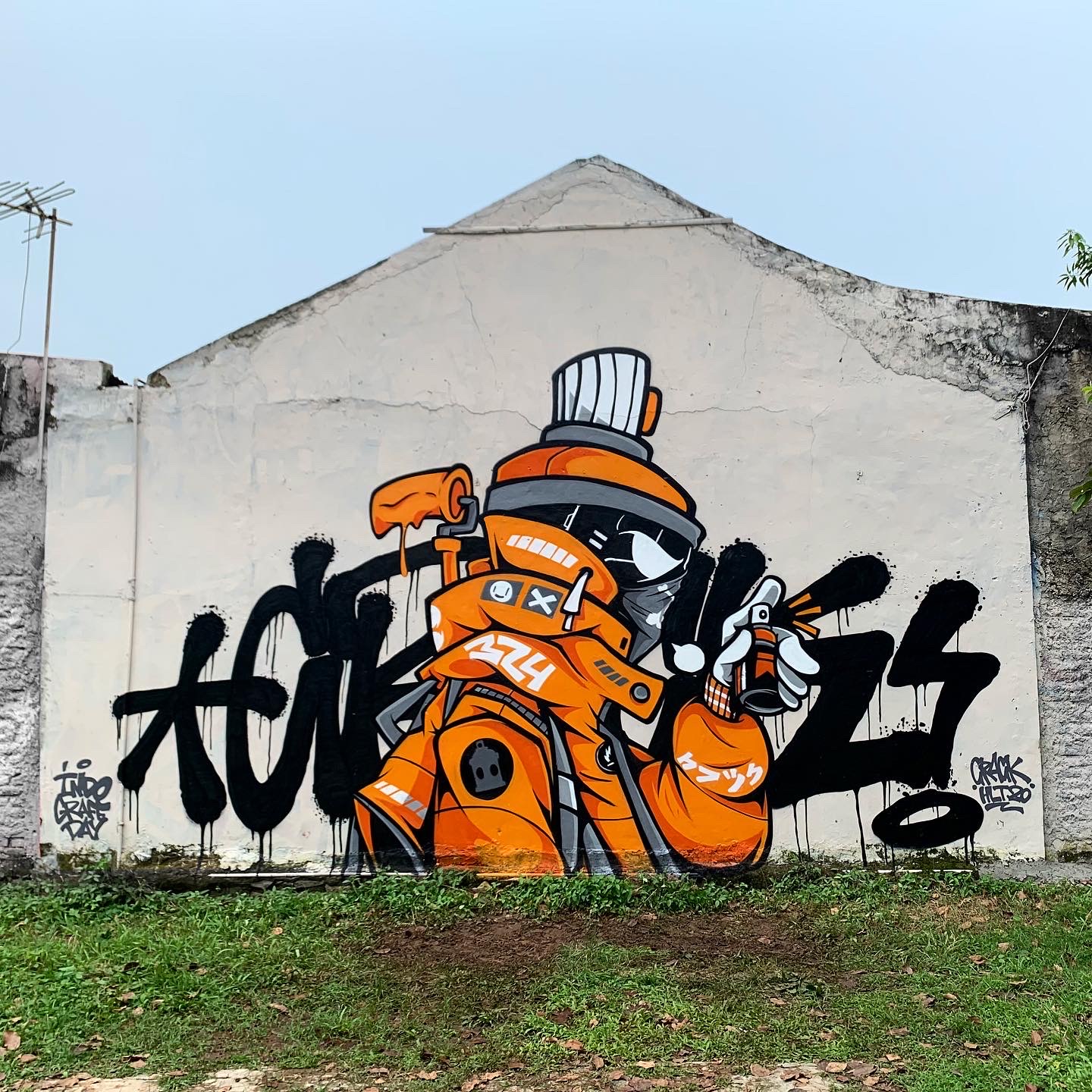 Detail Graffiti Writer Artist Nomer 32