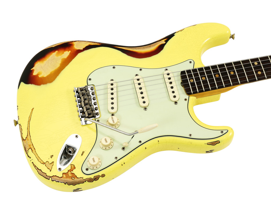 Detail Graffiti Yellow Stratocaster Nomer 40