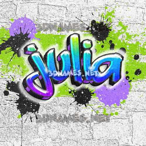 Detail Graffiti Yulia Nomer 8