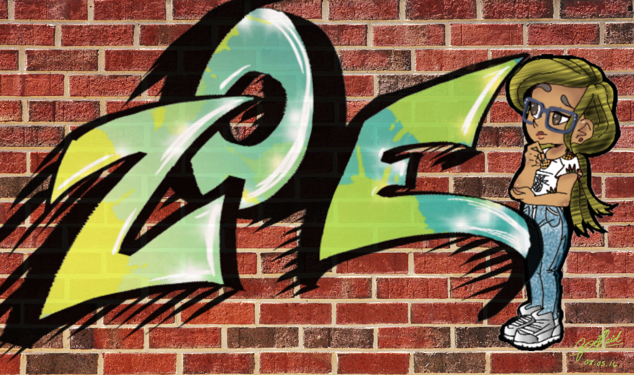 Detail Graffiti Zie Nomer 3