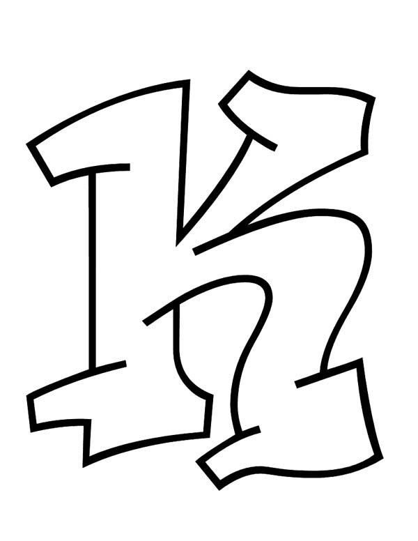 Detail Graffitic K Nomer 13