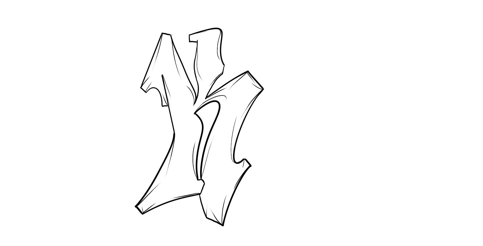 Detail Graffitic K Nomer 23