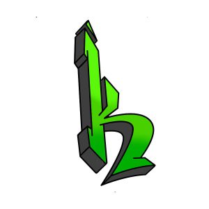 Detail Graffitic K Nomer 8