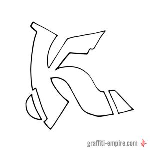 Detail Graffitic K Nomer 10