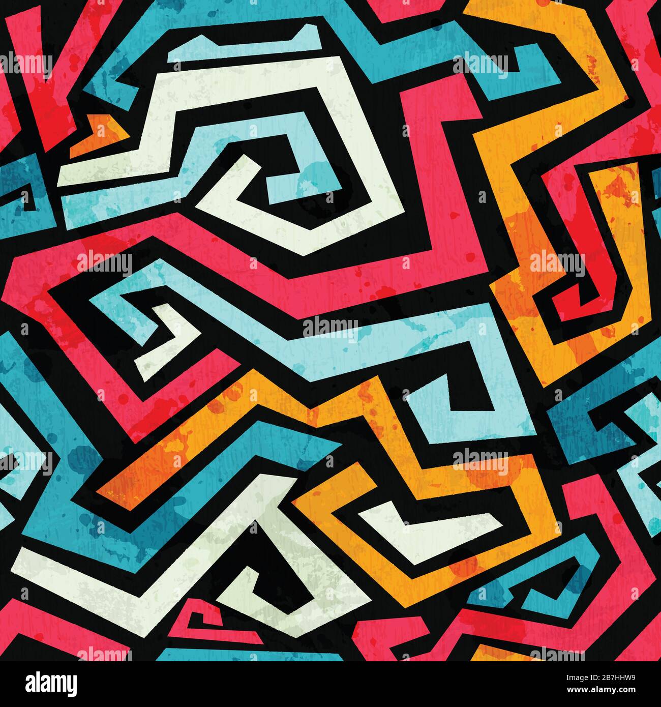 Detail Grunge Graffiti Patterns Nomer 2
