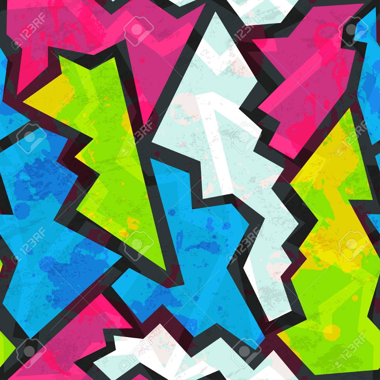 Detail Grunge Graffiti Patterns Nomer 43